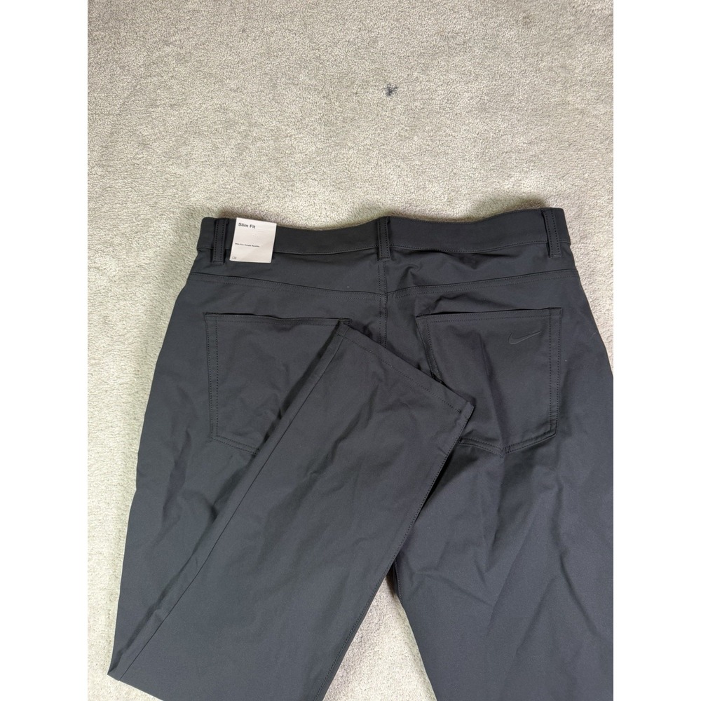 Nike Repel Tour 5-Pocket Slim-Fit Black Golf Pants FD5615-010 Men's 34x30 New